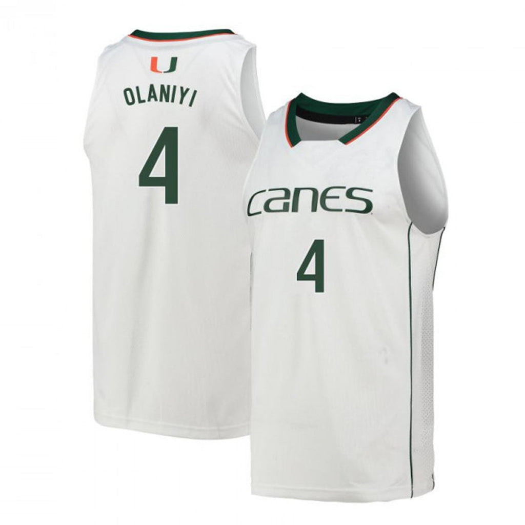 Elijah Olaniyi Miami Hurricanes 4 Jersey