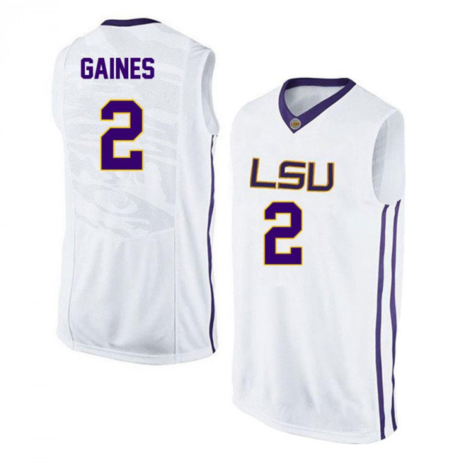 Eric Gaines LSU Tigers 2 Jersey