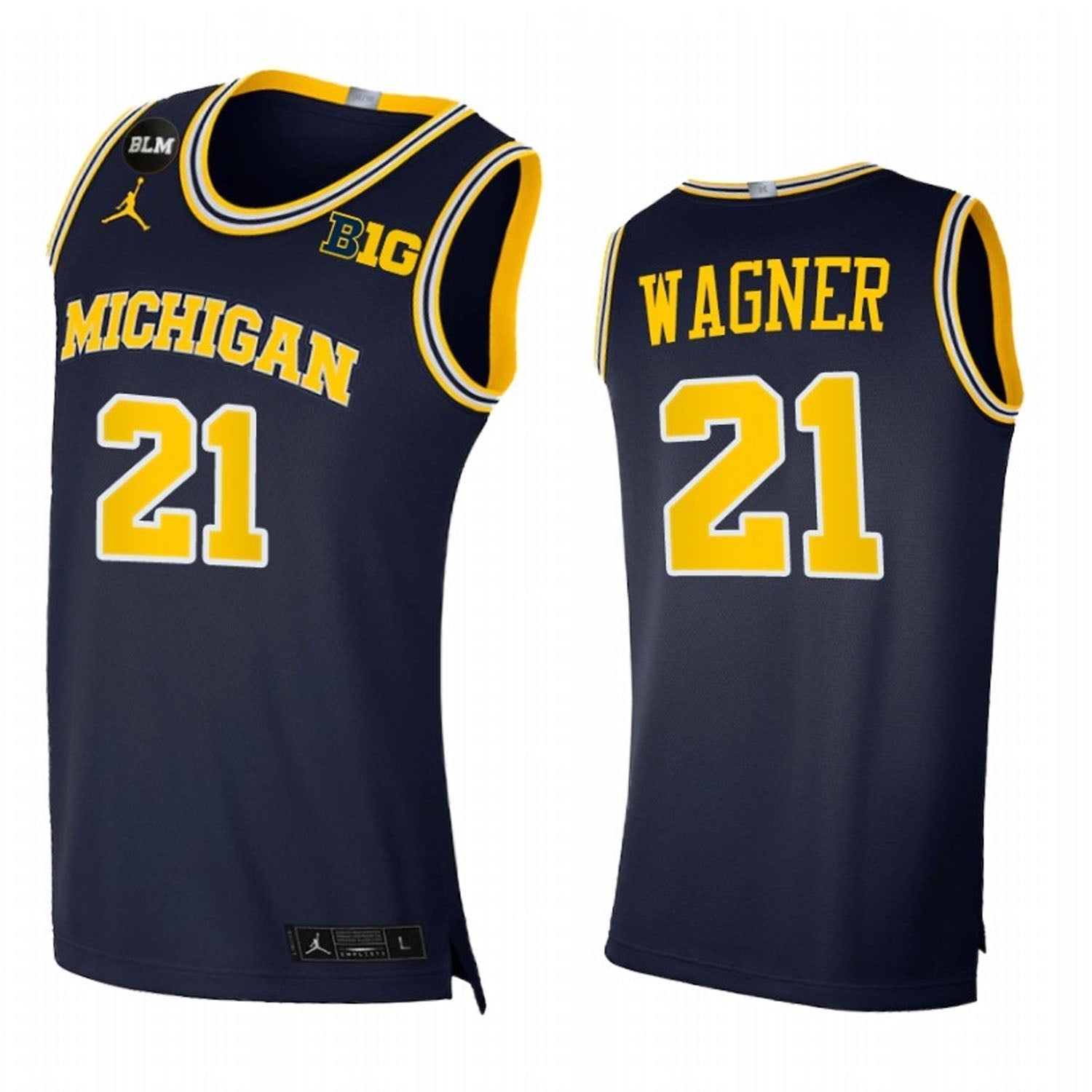 Franz Wagner Michigan Wolverines 21 Jersey