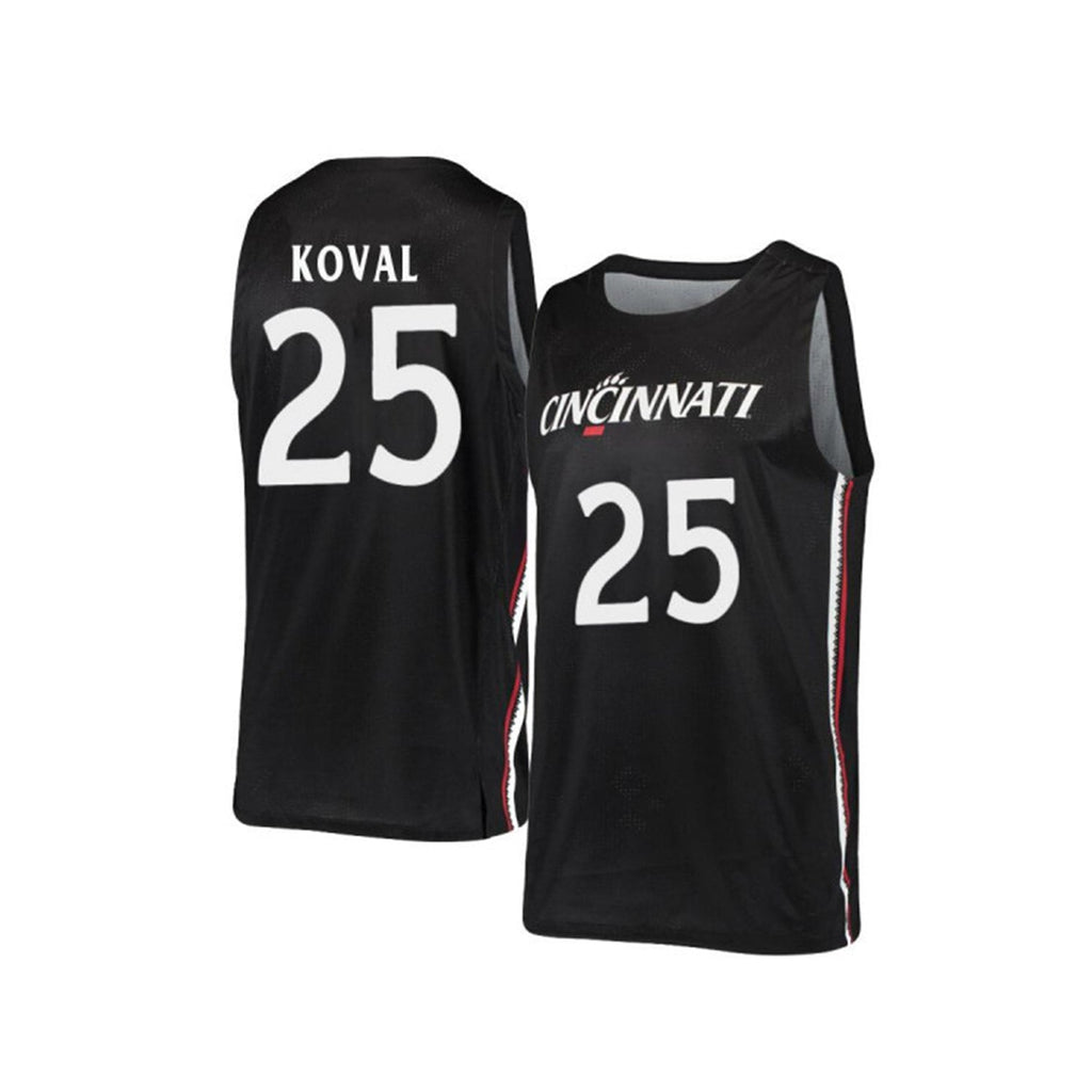Hayden Koval Cincinnati Bearcats 25 Jersey