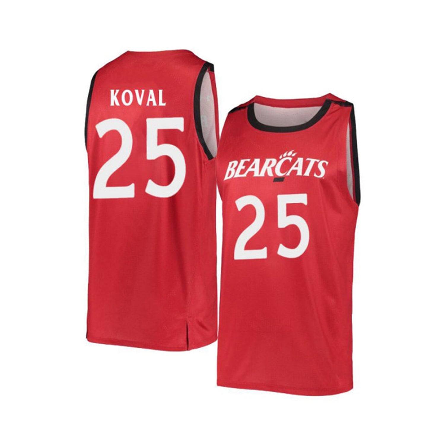 Hayden Koval Cincinnati Bearcats 25 Jersey