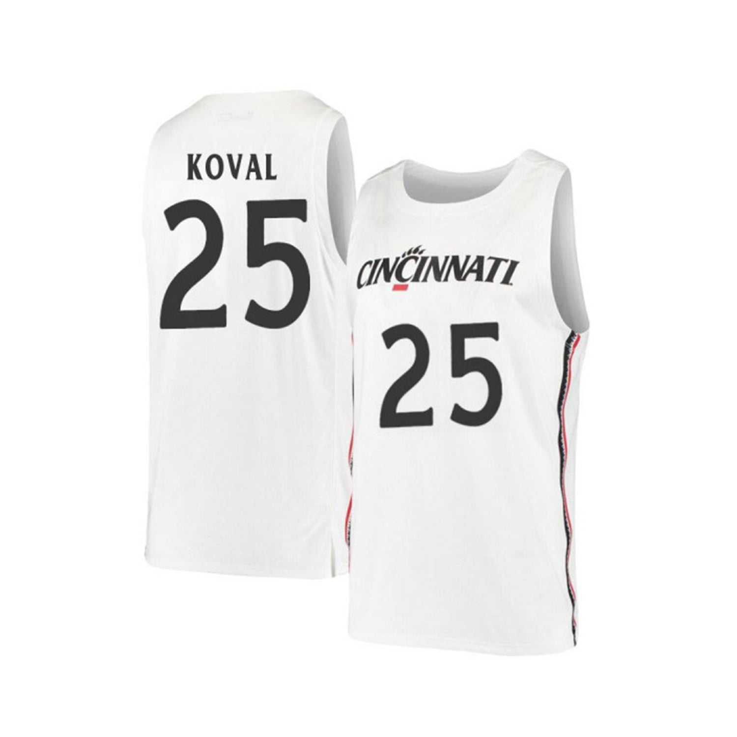 Hayden Koval Cincinnati Bearcats 25 Jersey