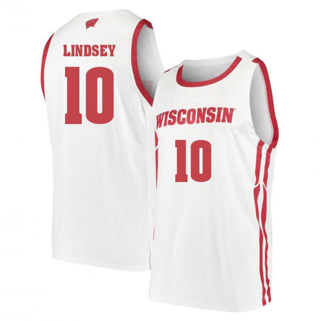Isaac Lindsey Wisconsin Badgers 10 Jersey