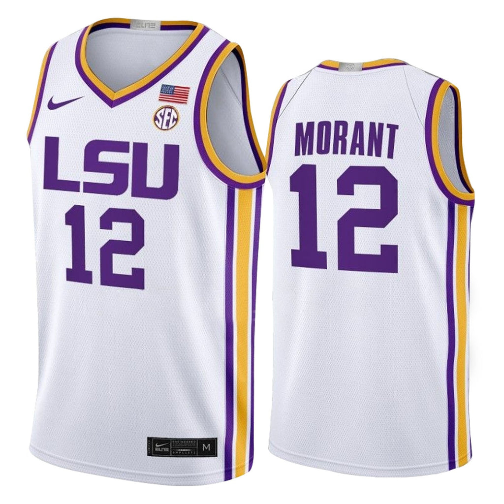 Ja Morant LSU Tigers 12 Jersey