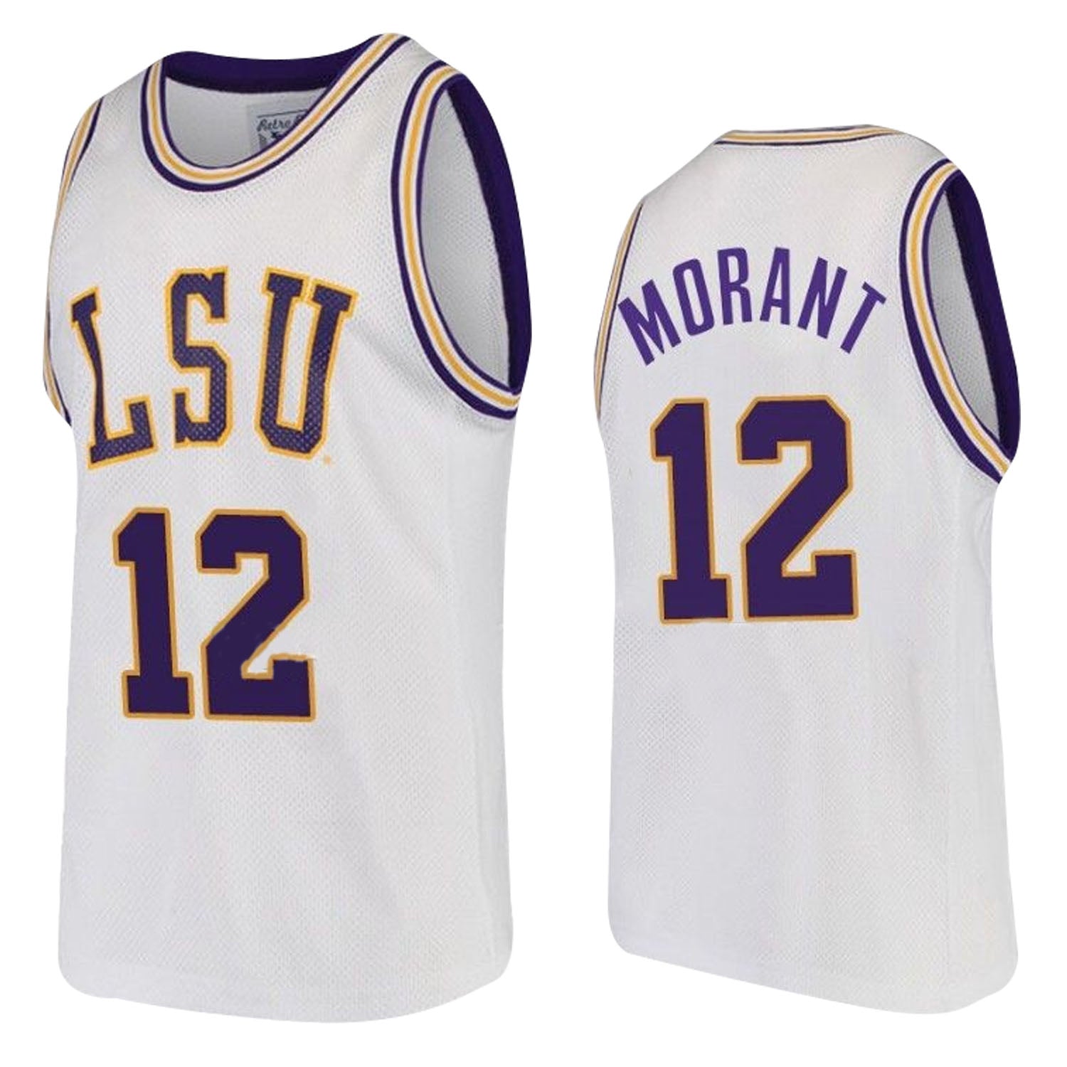 Ja Morant LSU Tigers 12 Jersey
