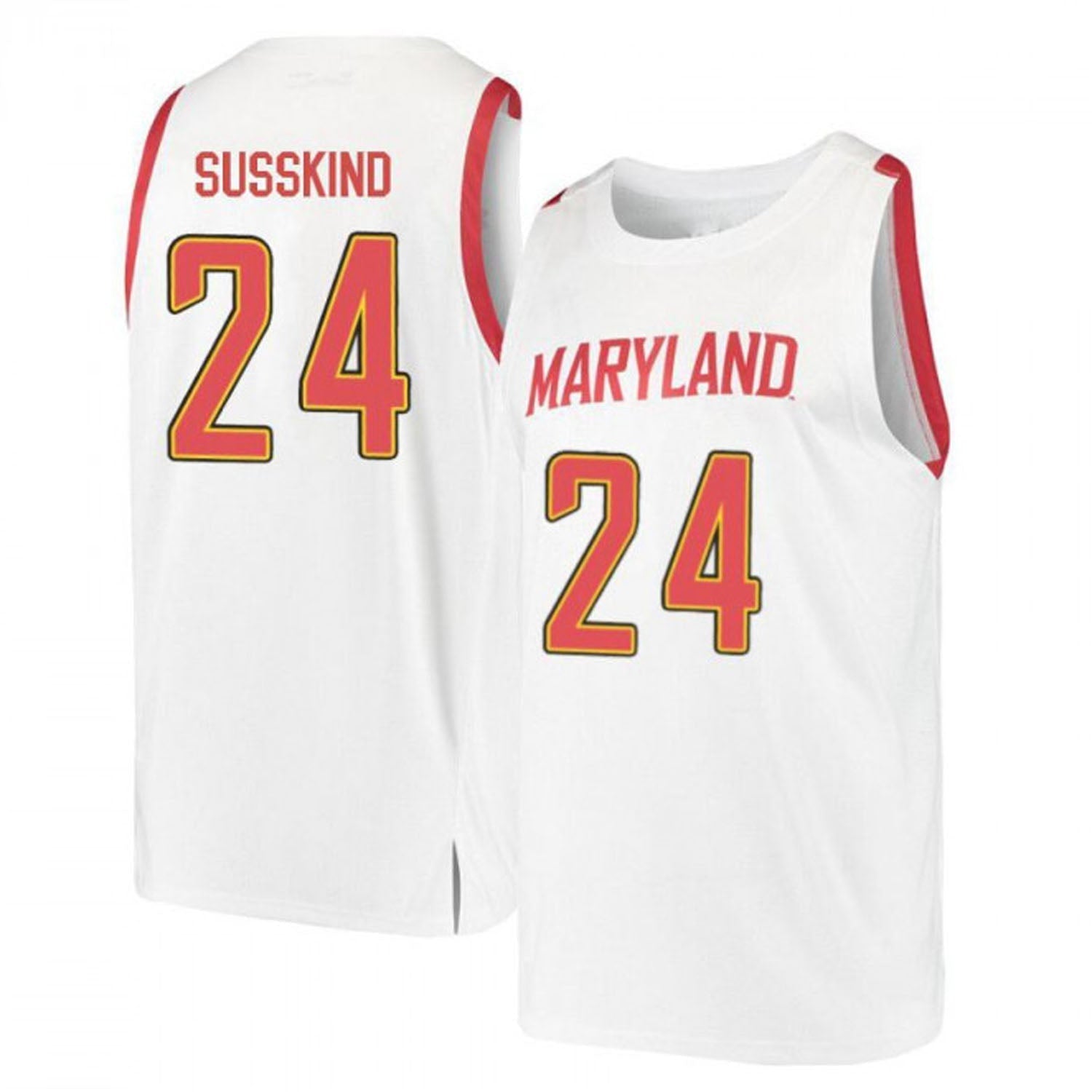Jacob Susskind Maryland Terrapins 24 Jersey