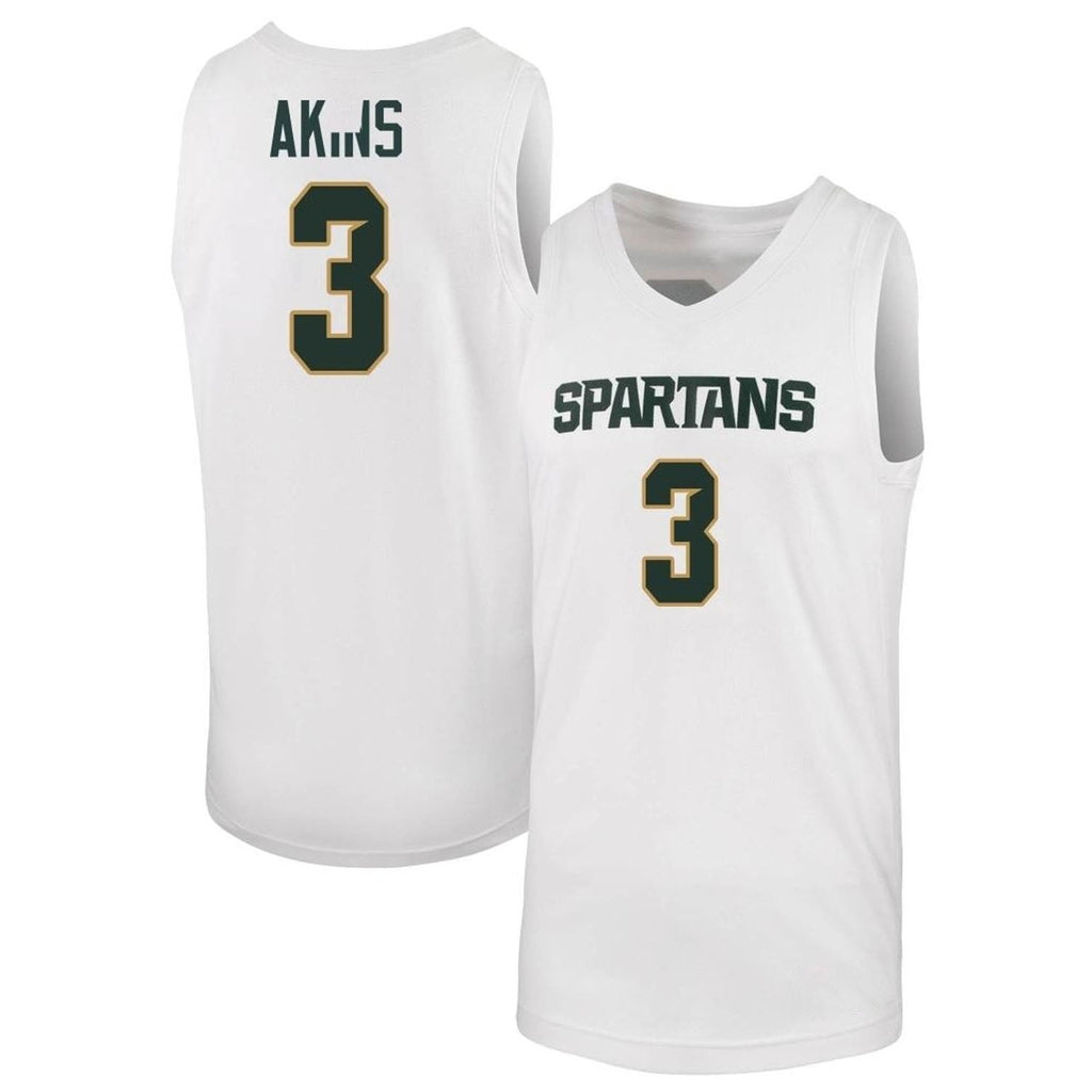 Jaden Akins Michigan State Spartans 3 Jersey