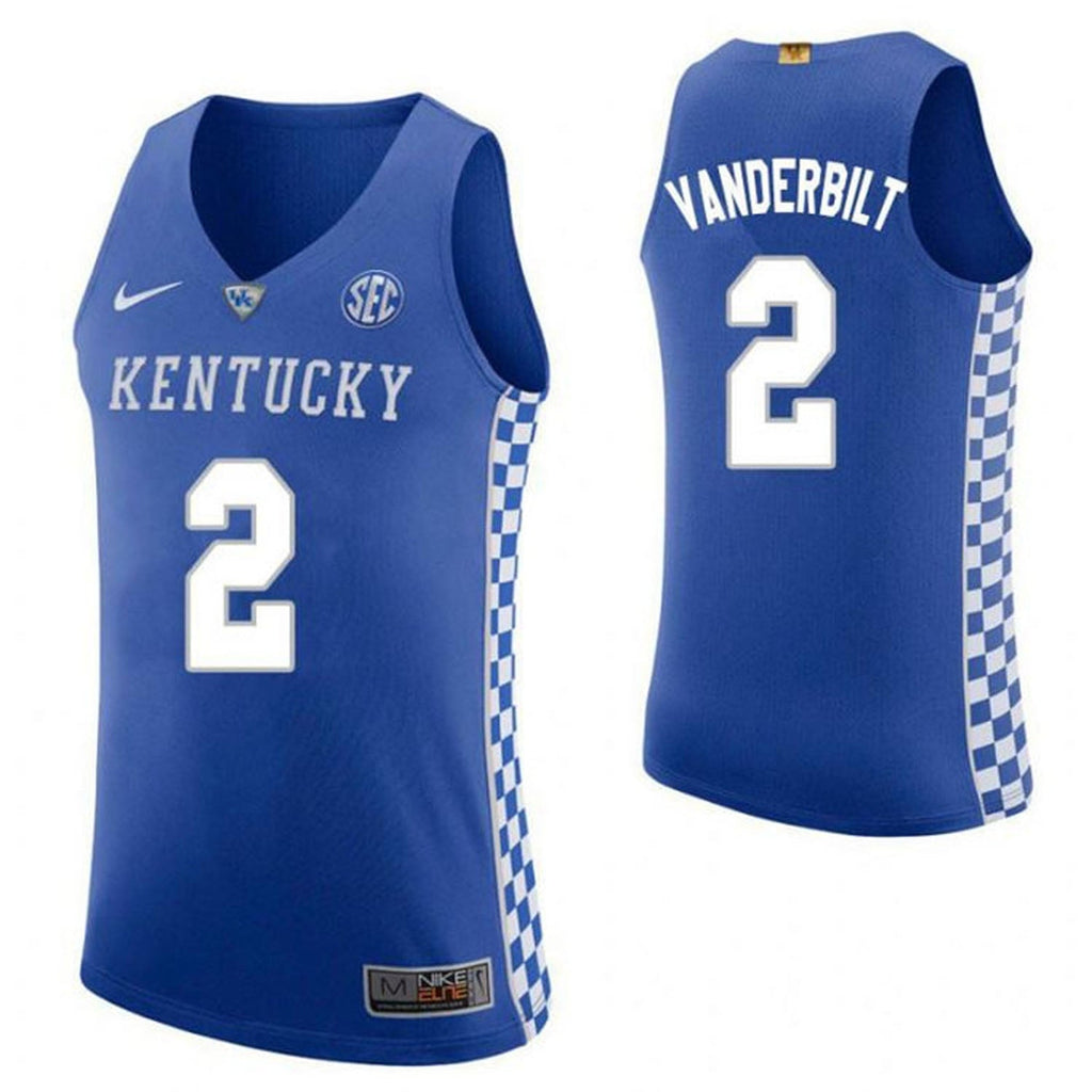 Jarred Vanderbilt Kentucky Wildcats 2 Jersey