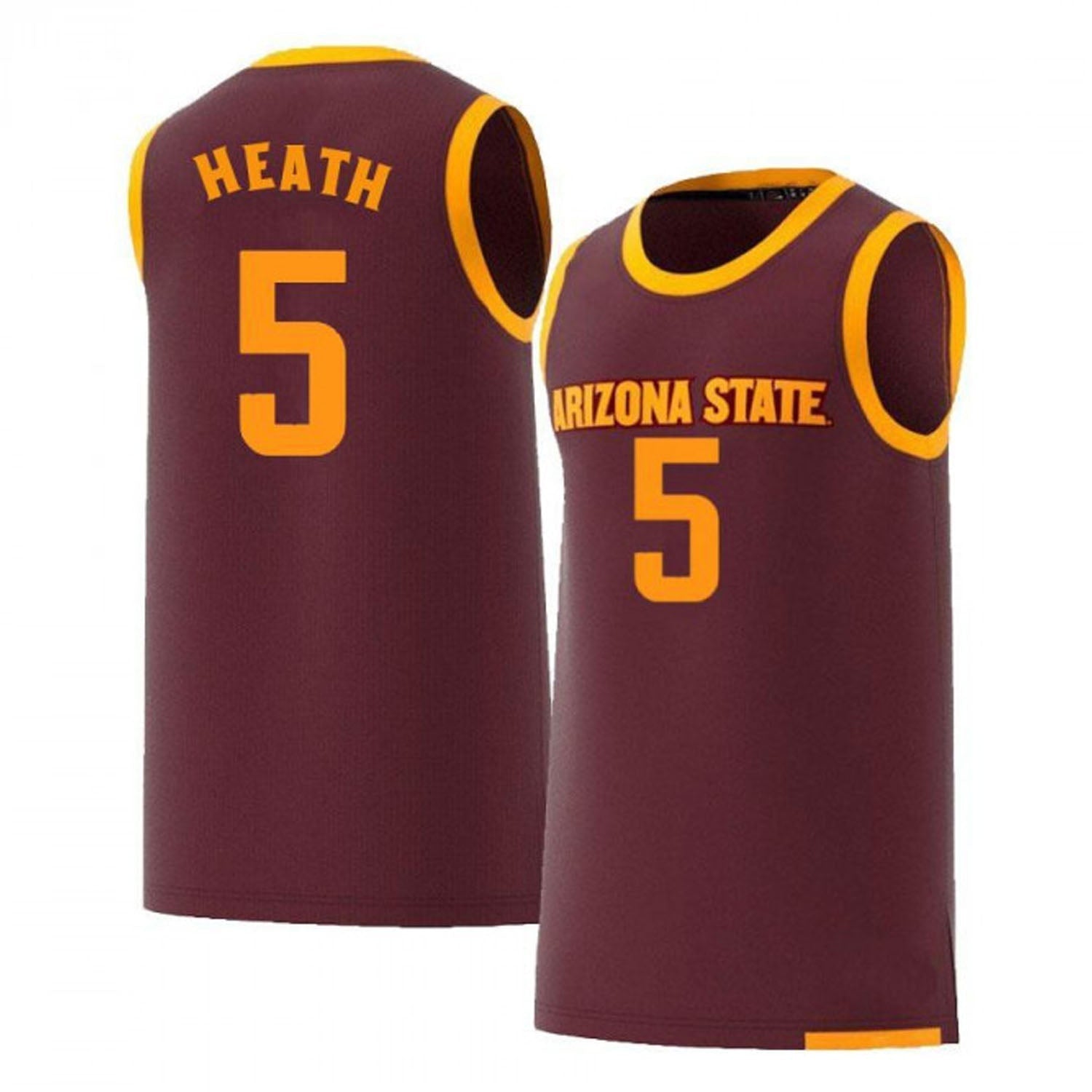 Jay Heath Arizona State Sun Devils 5  Jersey