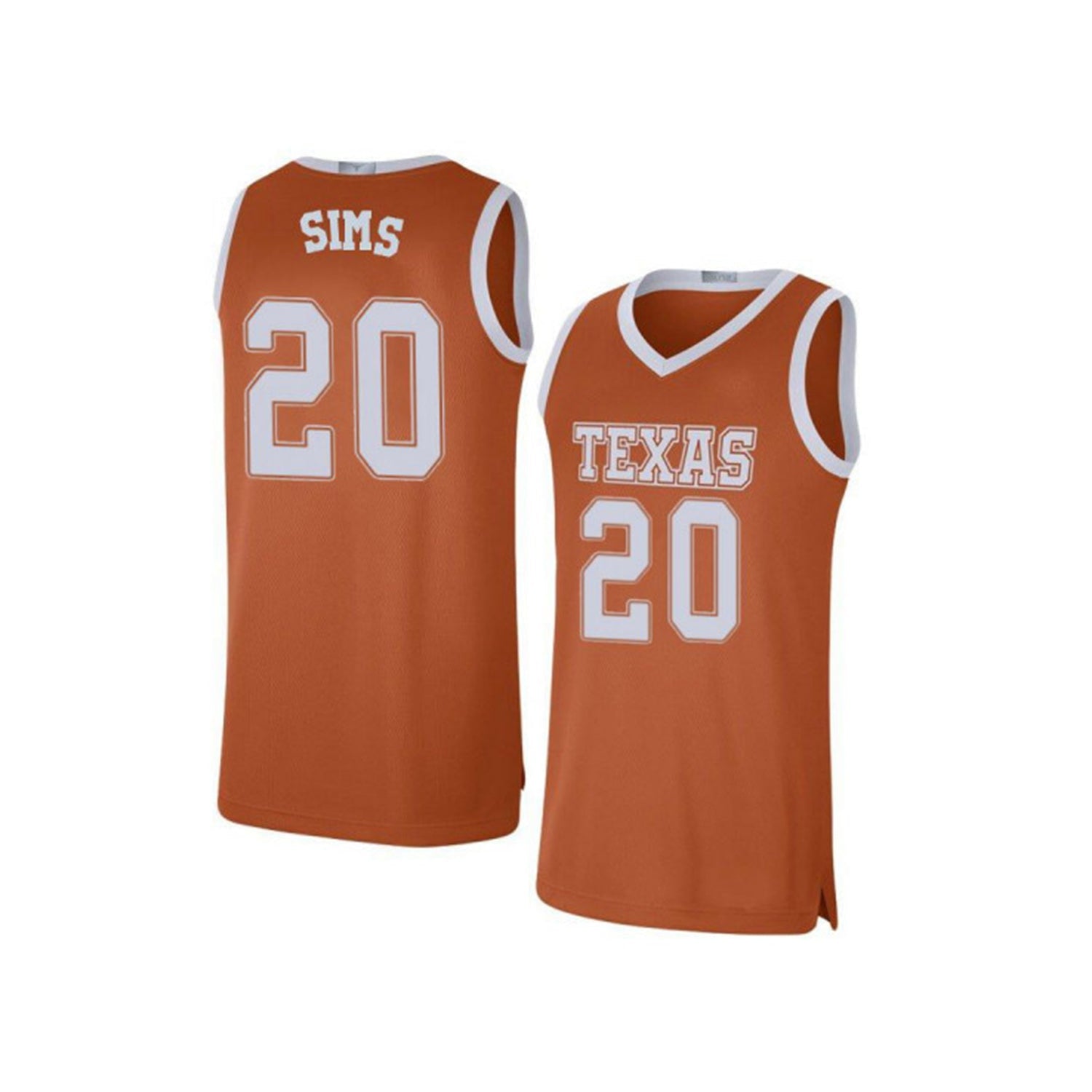 Jericho Sims Texas Longhorns 20 Jersey