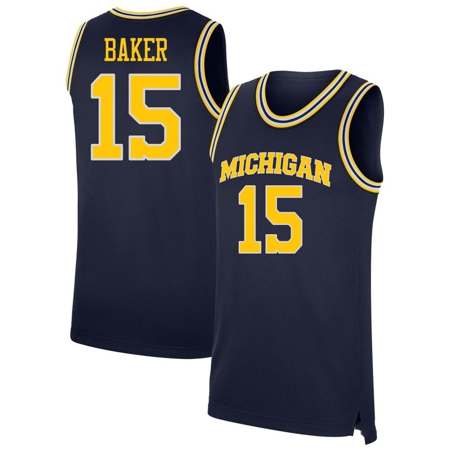 Joey Baker Michigan Wolverines 15 Jersey