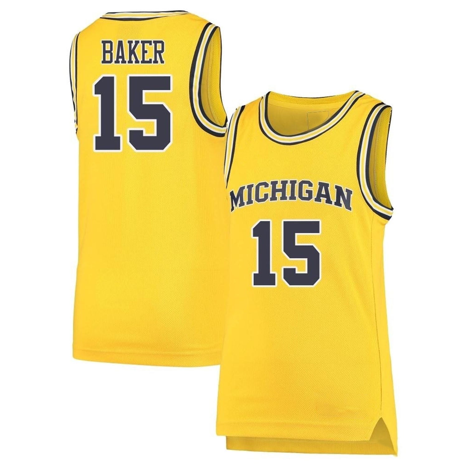 Joey Baker Michigan Wolverines 15 Jersey