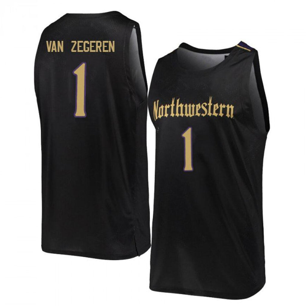 Joey Van Zegeren Northwestern Wildcats 1 Jersey