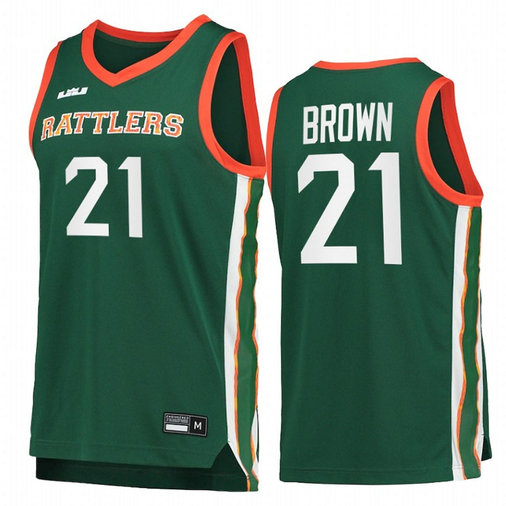 Johnny Brown FAMU Rattlers 21 Jersey