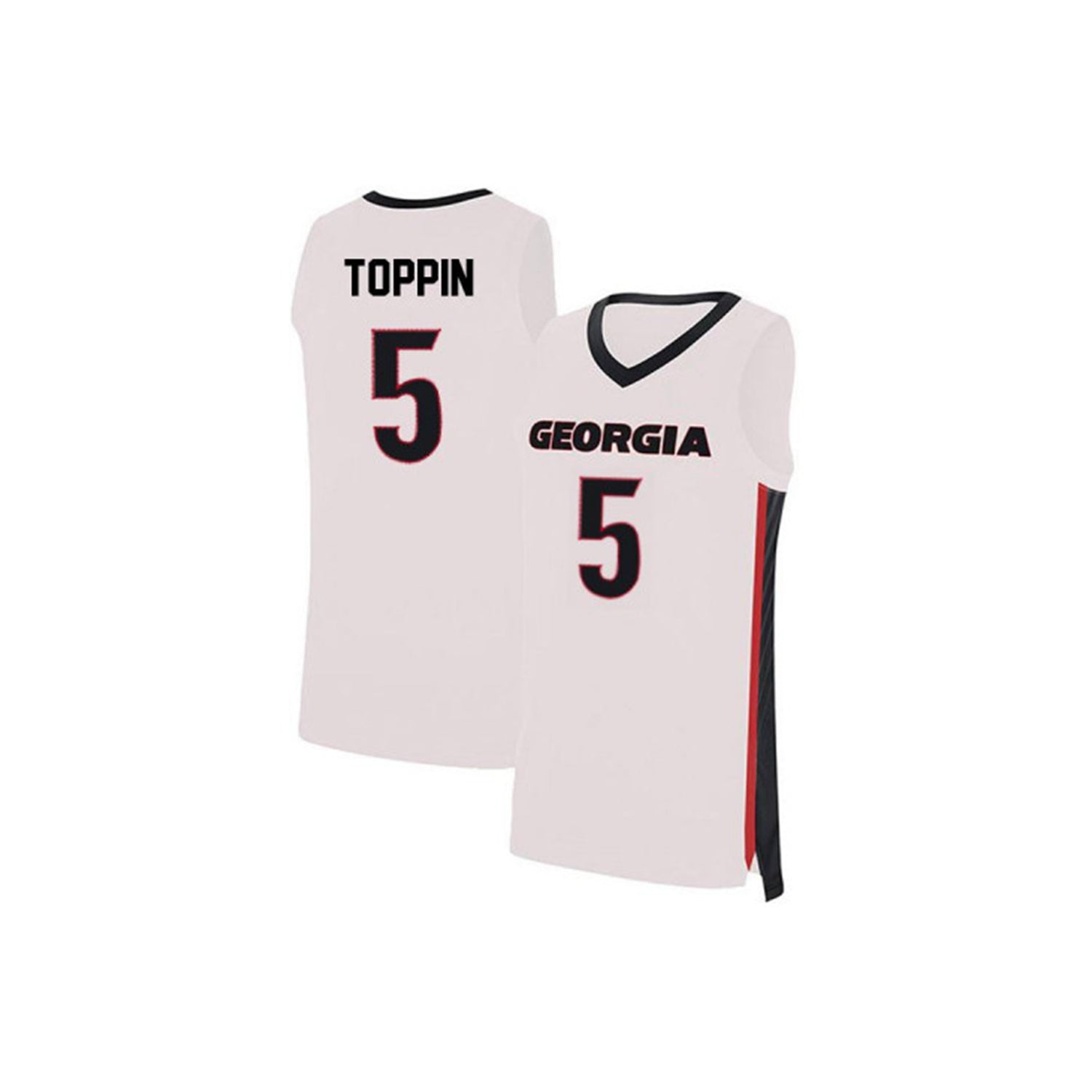 Jojo Toppin Georgia Bulldogs 5 Jersey