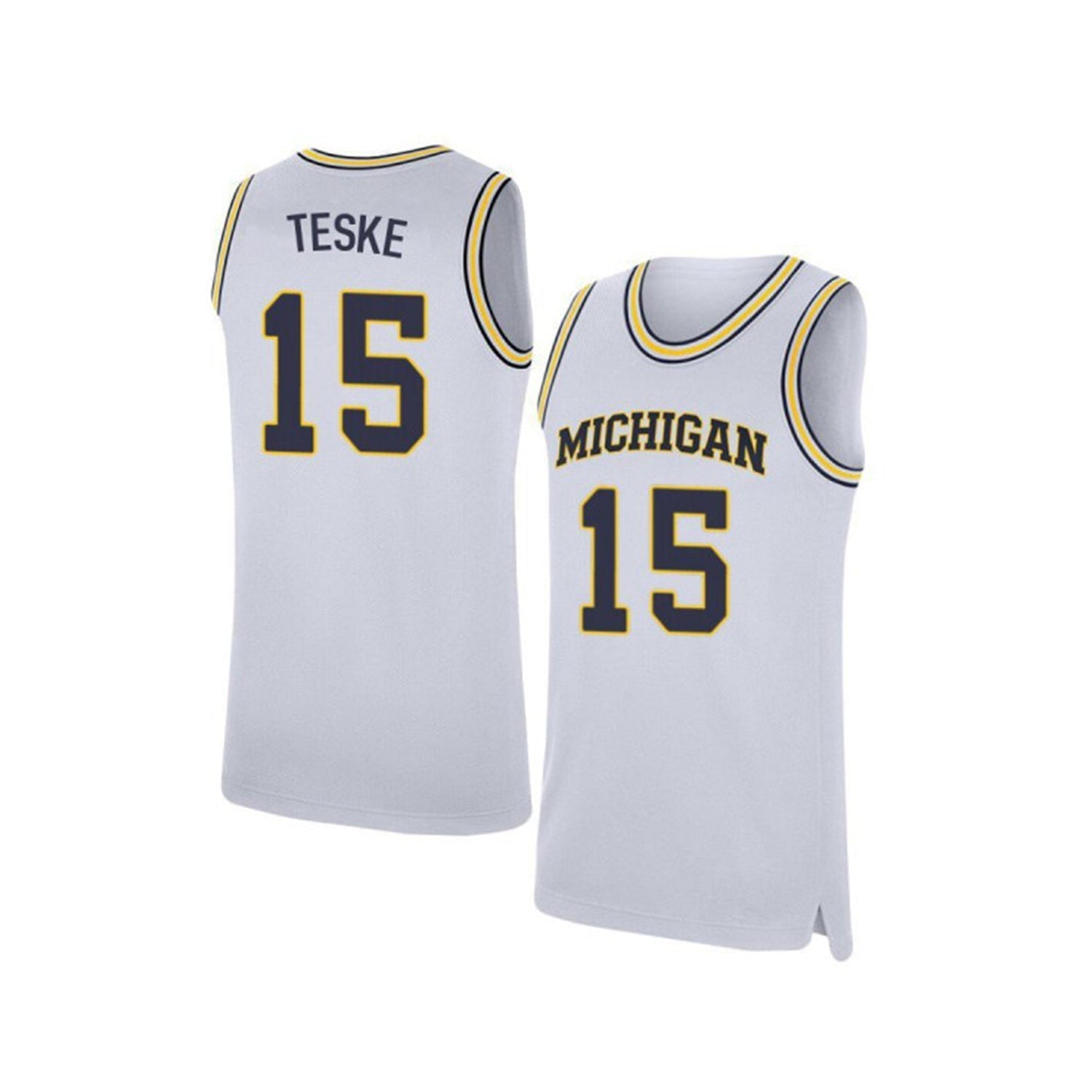 Jon Teske Michigan Wolverines 15 Jersey