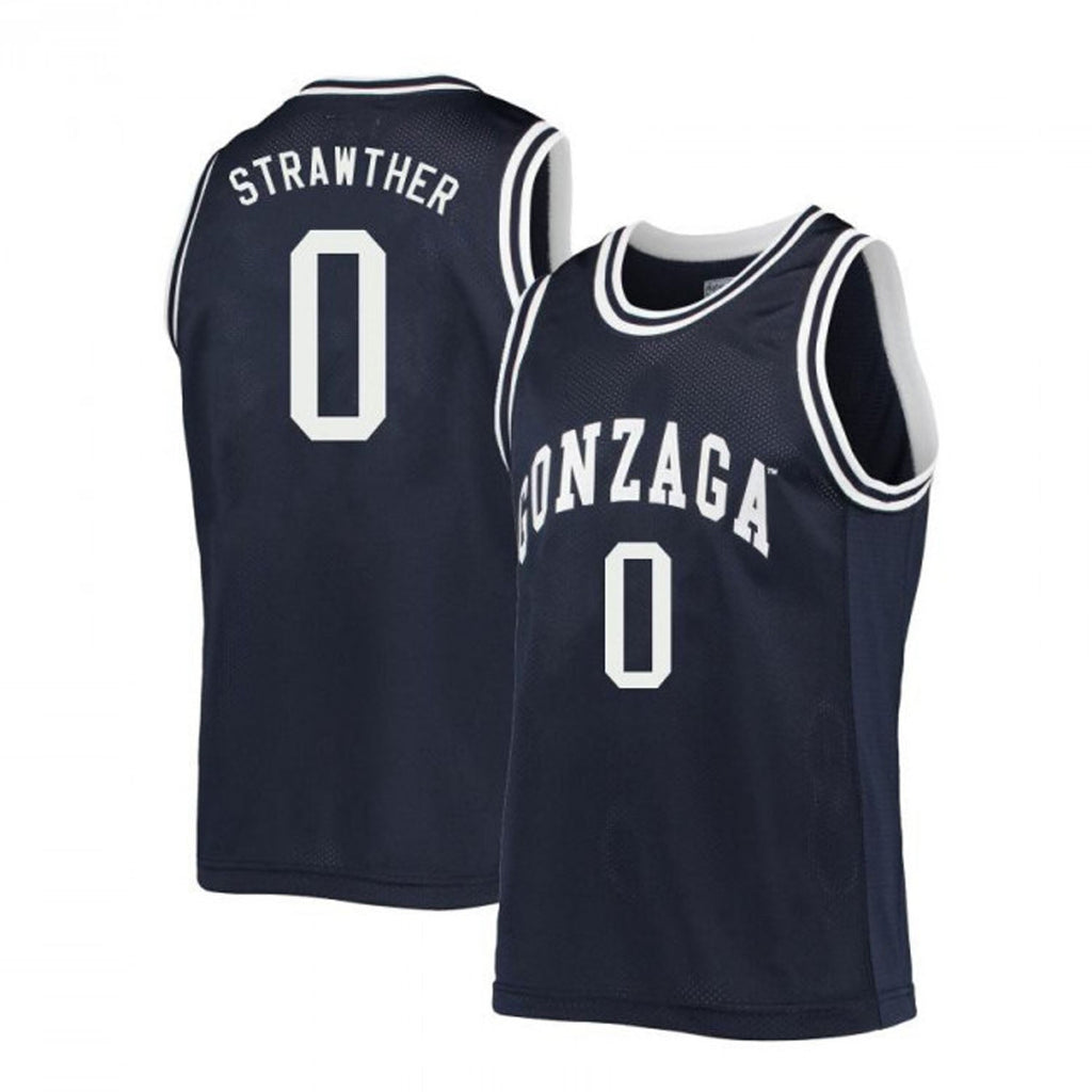 Julian Strawther Gonzaga Bulldogs 0 Jersey