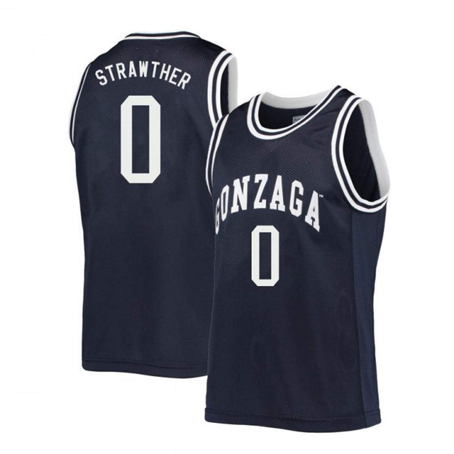Julian Strawther Gonzaga Bulldogs 0 Jersey