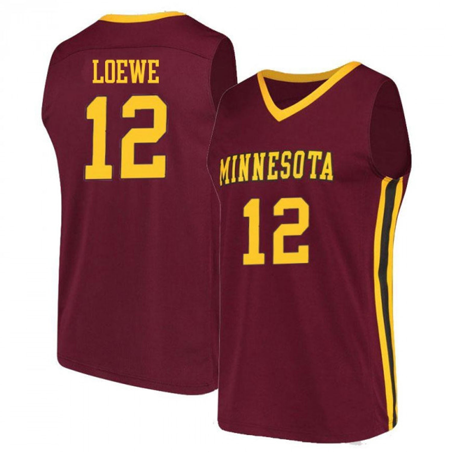 Luke Loewe Minnesota Golden Gophers 12 Jersey
