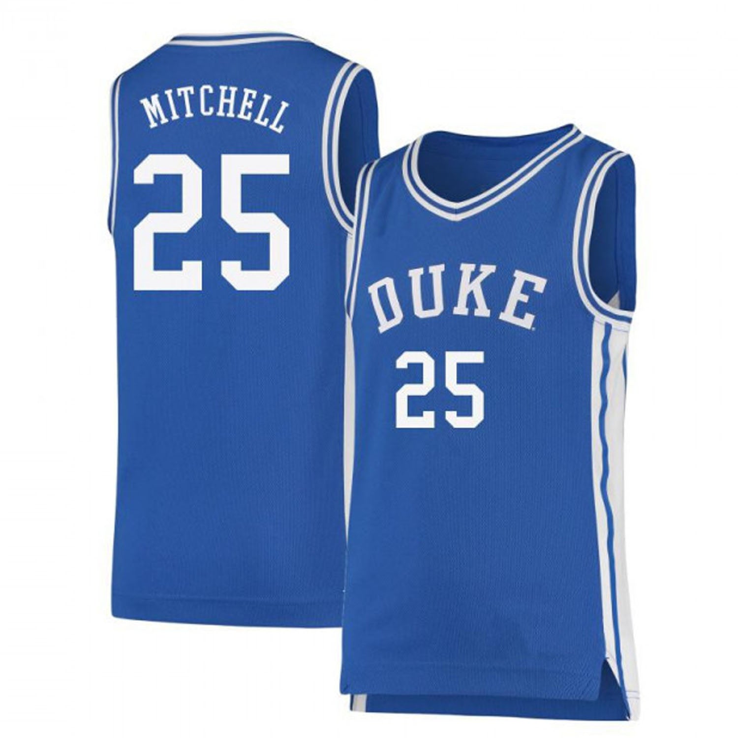 Mark Mitchell Duke Blue Devils 25 Jersey