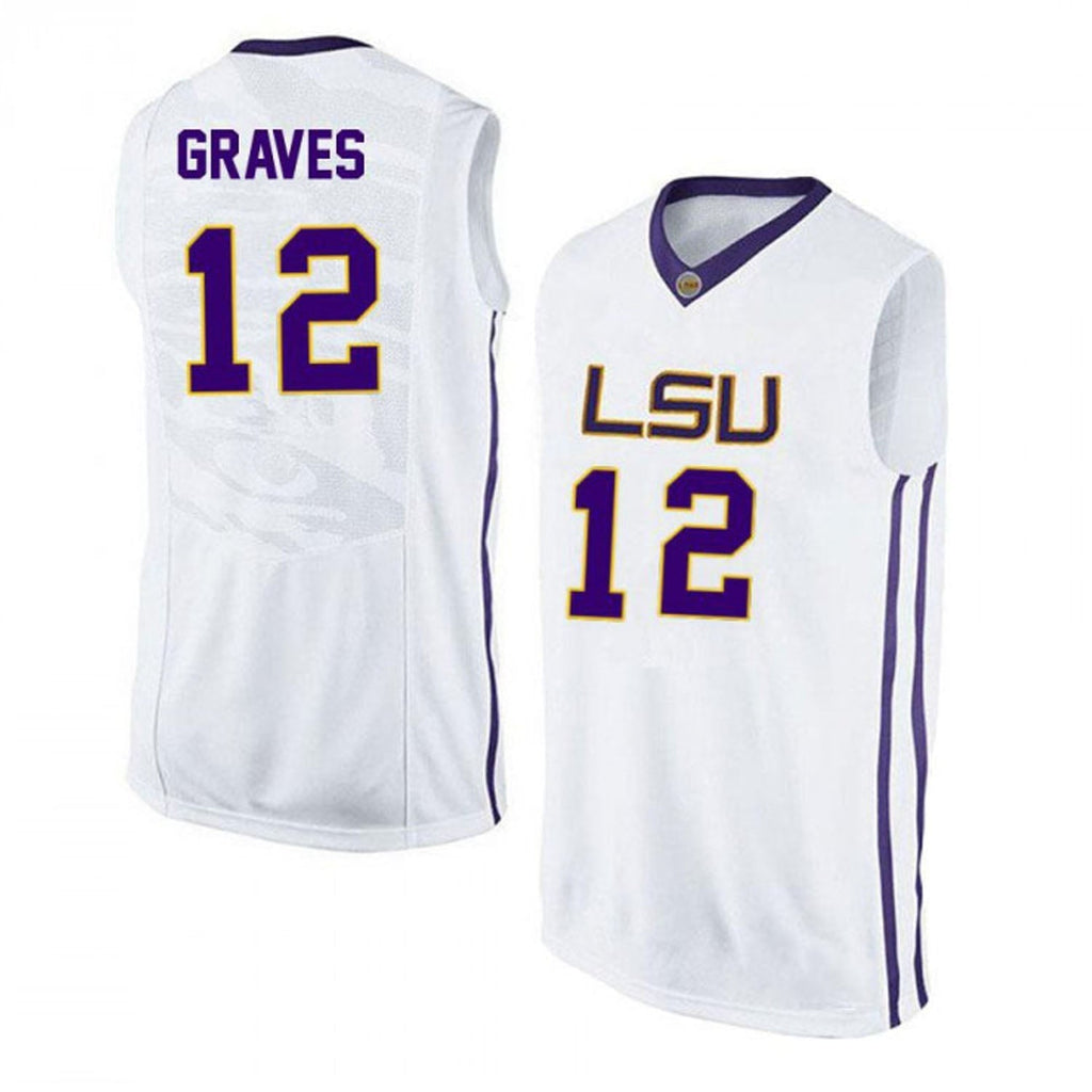 Marshall Graves LSU Tigers 12 Jersey