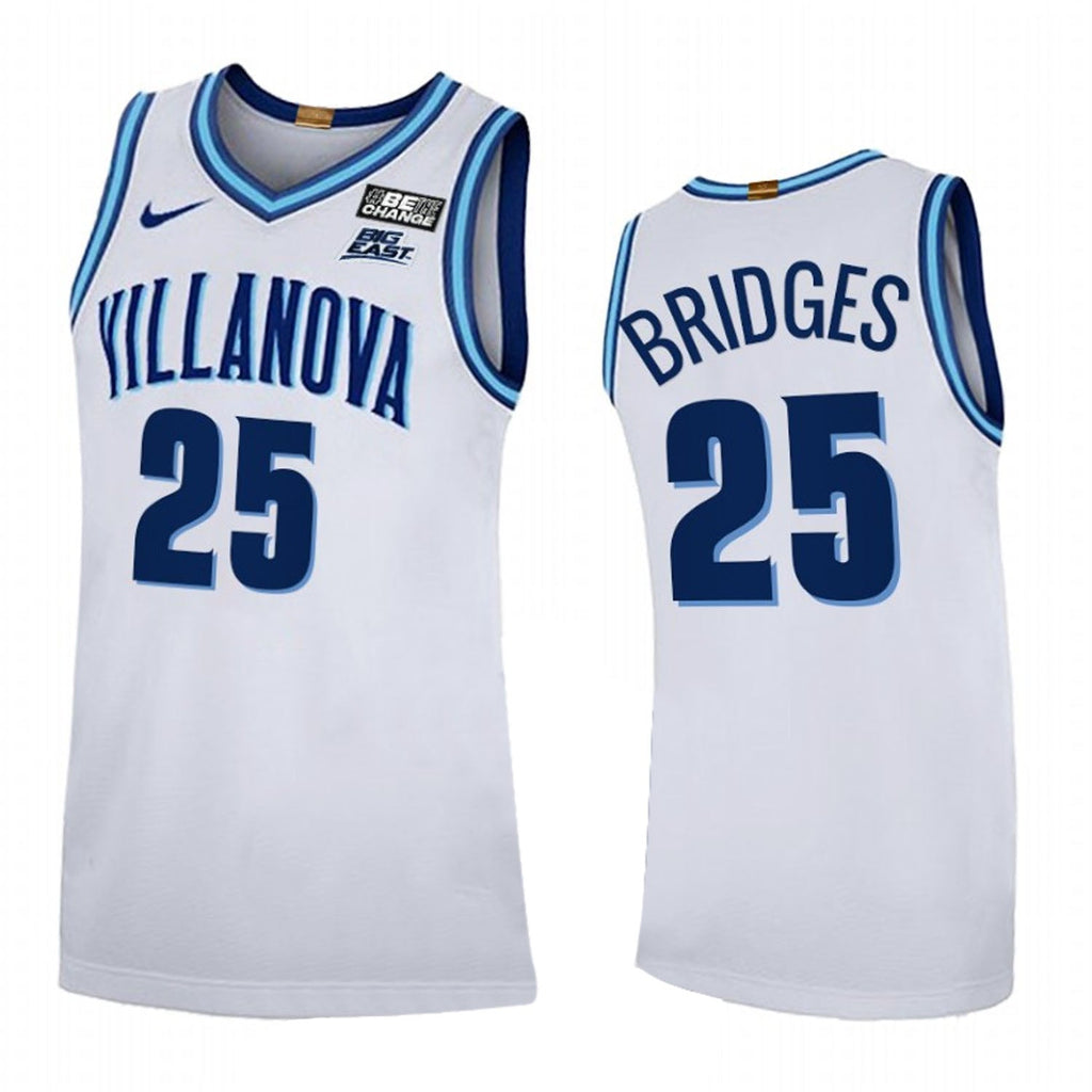 Mikal Bridges Villanova Wildcats 25 Jersey