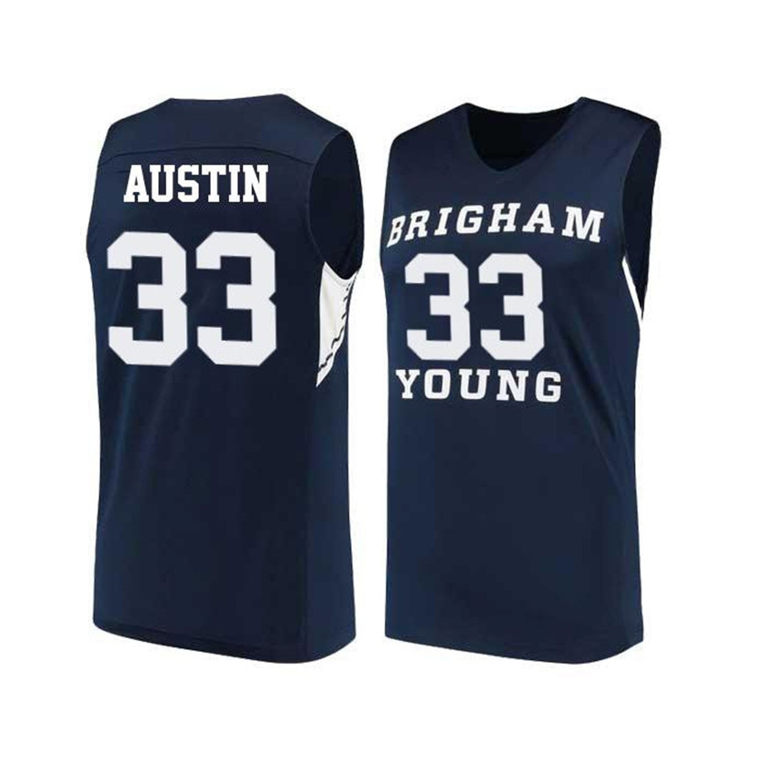 Nate Austin BYU Cougars 33 Jersey