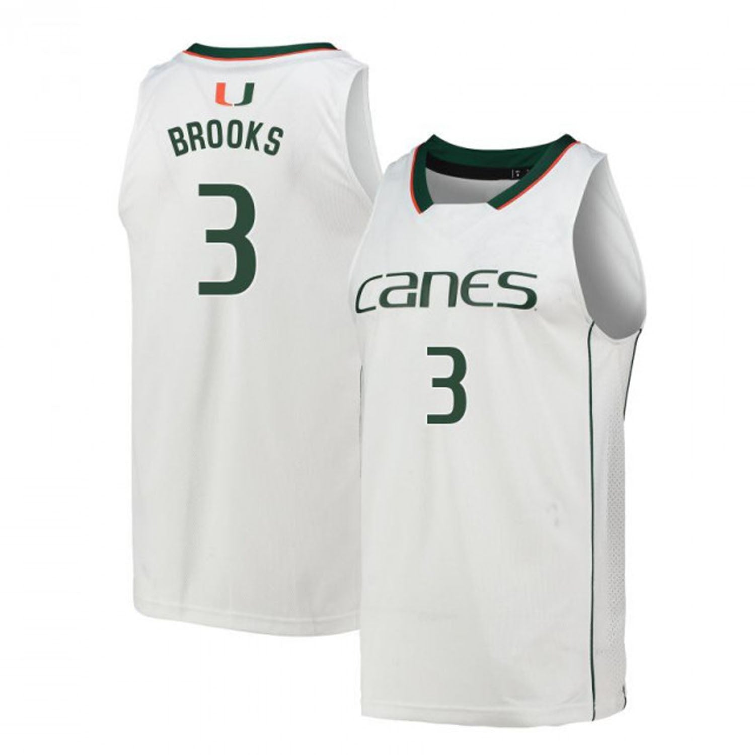 Nysier Brooks Miami Hurricanes 3 Jersey