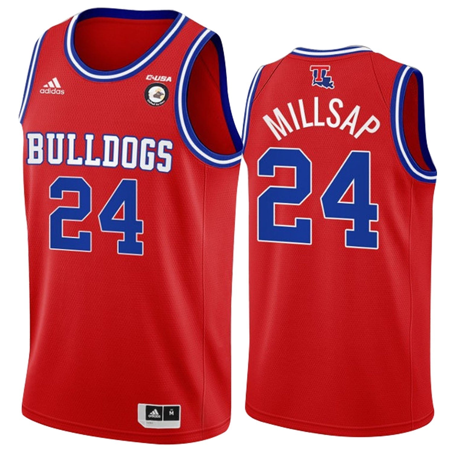 Paul Millsap Louisiana Tech Bulldogs 24 Jersey