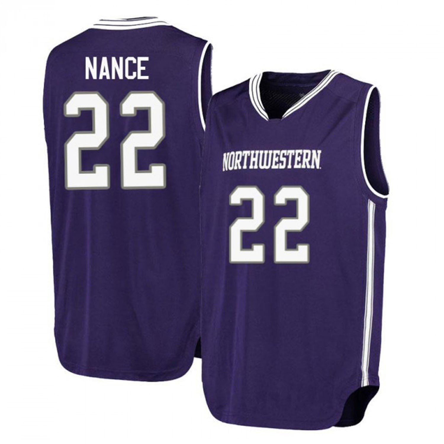 Pete Nance Northwestern Wildcats 22 Jersey