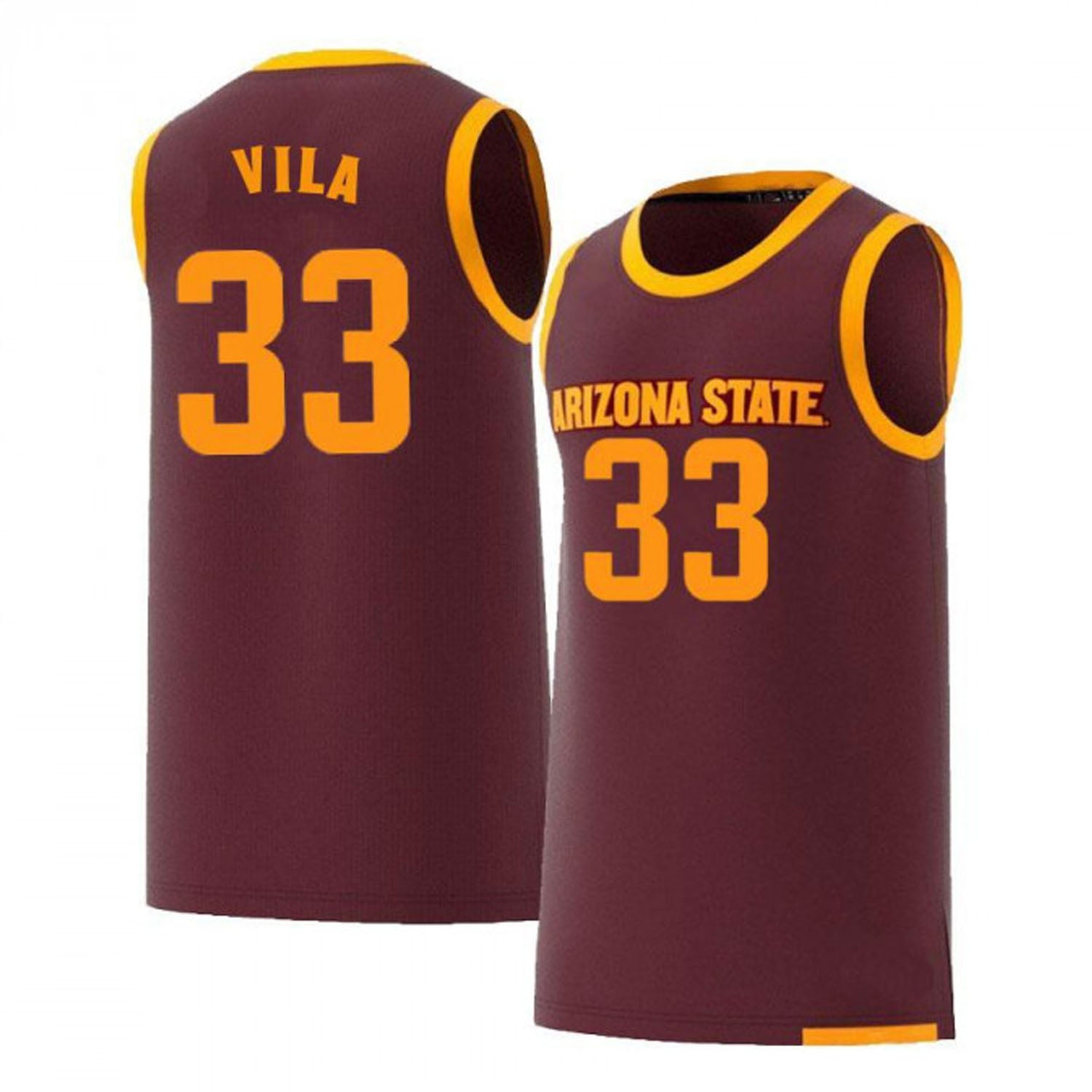 Ramon Vila Arizona State Sun Devils 33 Jersey