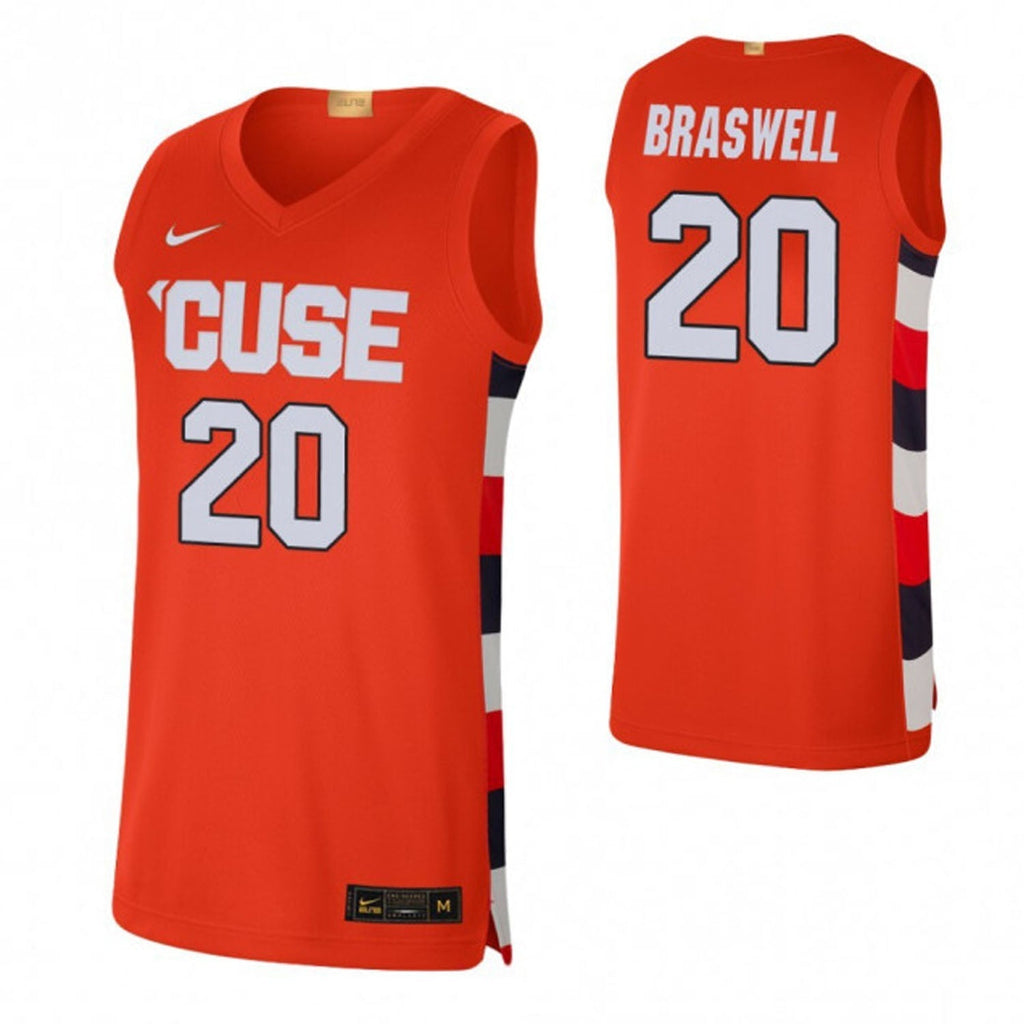 Robert Braswell Syracuse Orange 20 Jersey