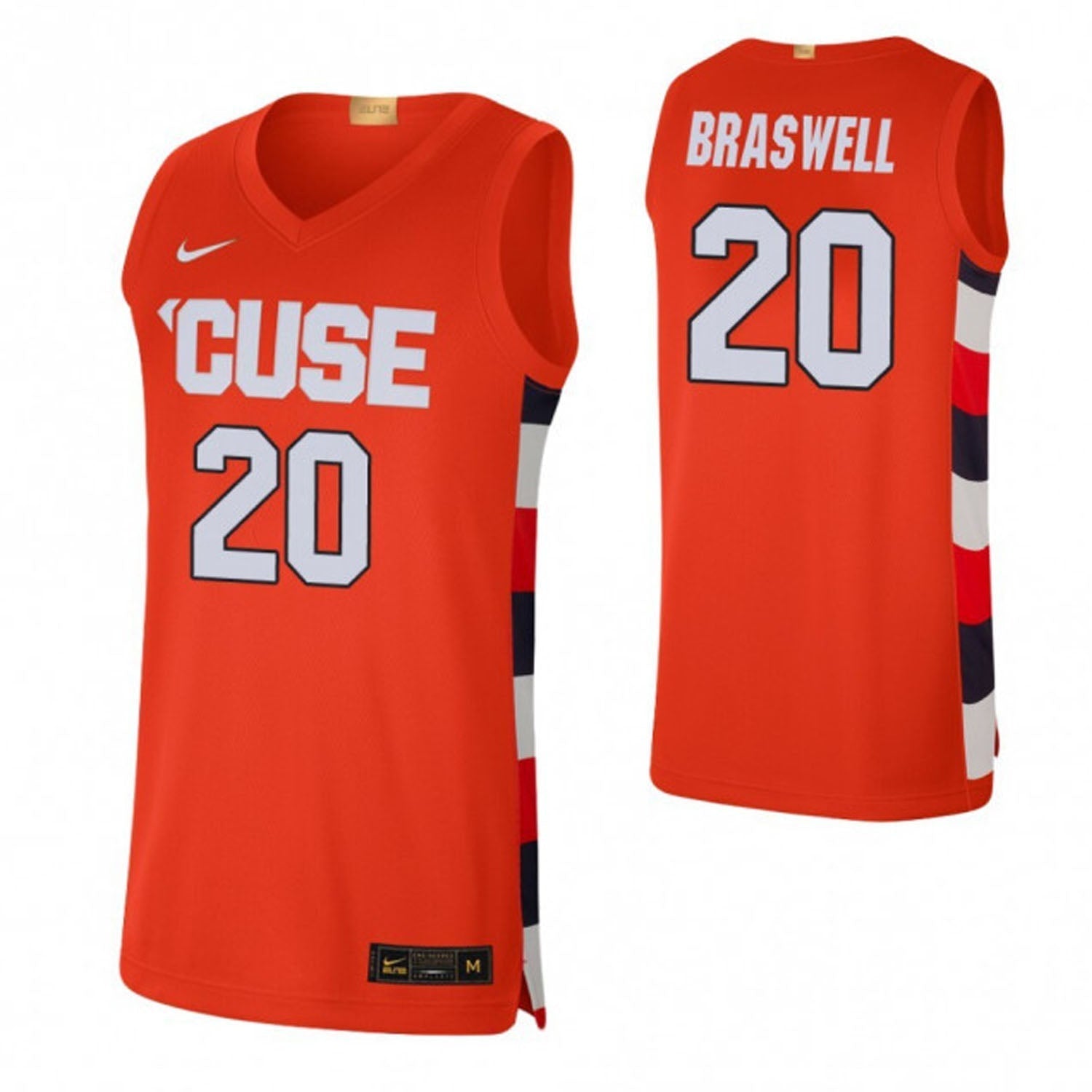 Robert Braswell Syracuse Orange 20 Jersey