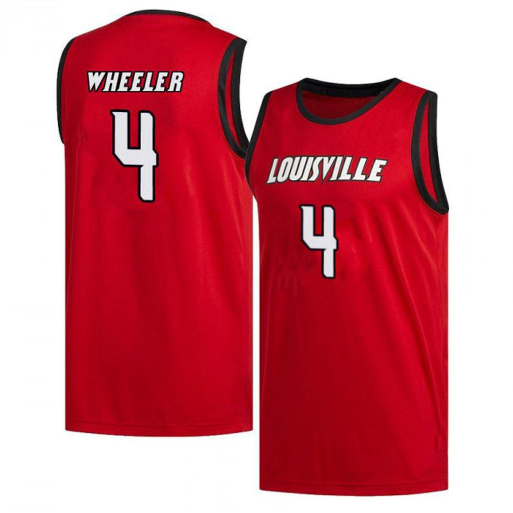 Roosevelt Wheeler Louisville Cardinals 4 Jersey