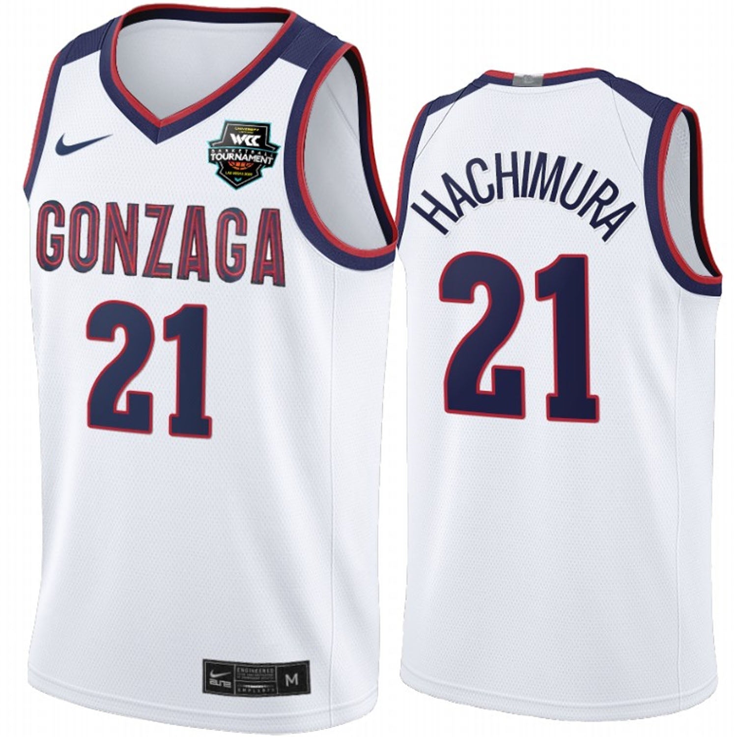 Rui Hachimura Gonzaga Bulldogs 21 Jersey