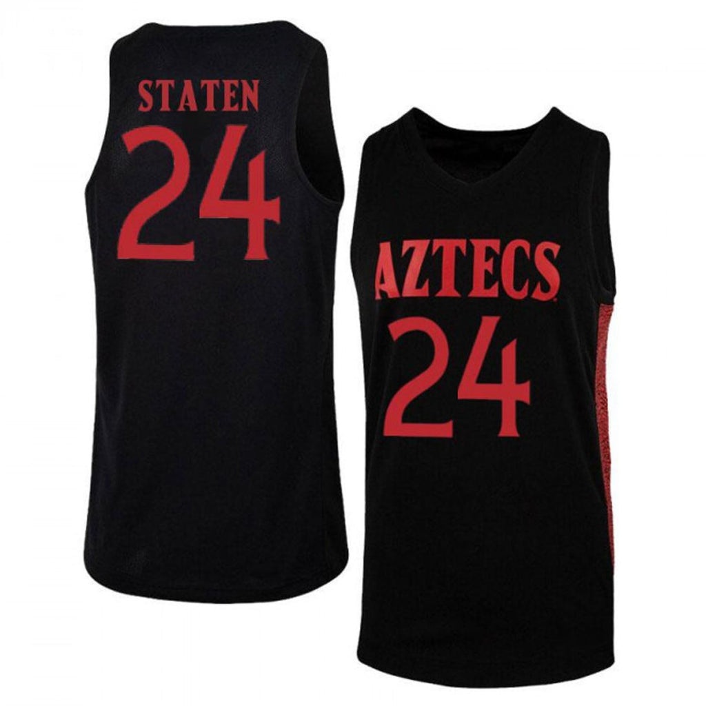 Ryan Staten San Diego State Aztecs 24 Jersey