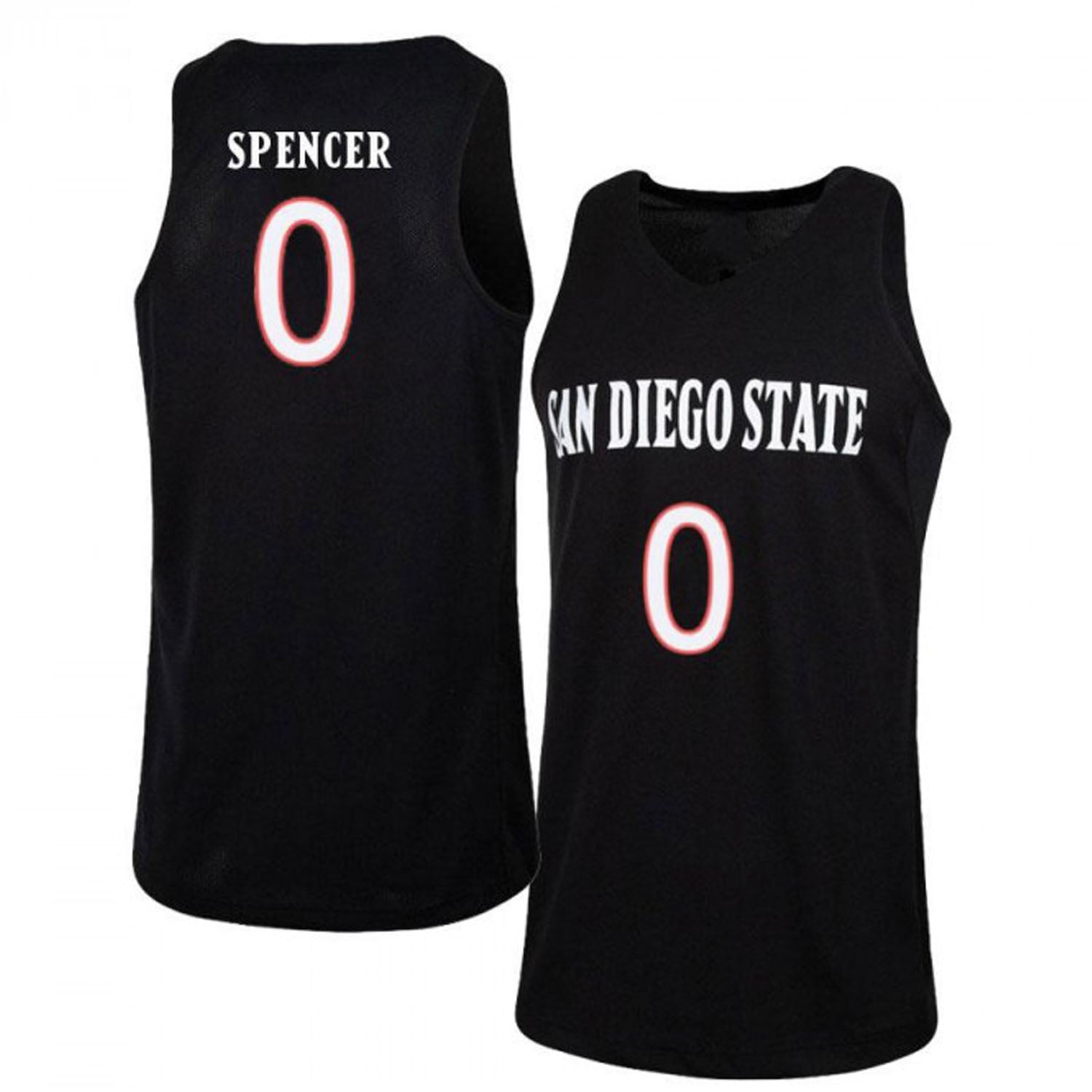 Skylar Spencer San Diego State Aztecs 0 Jersey