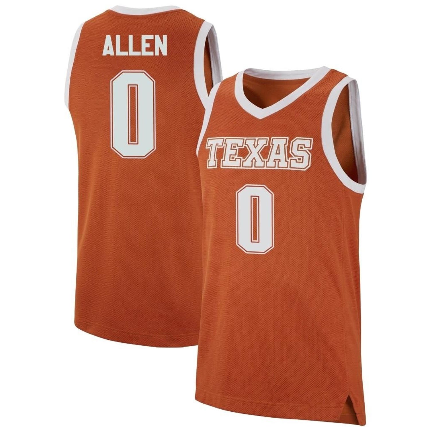 Timmy Allen Texas Longhorns 0 Jersey