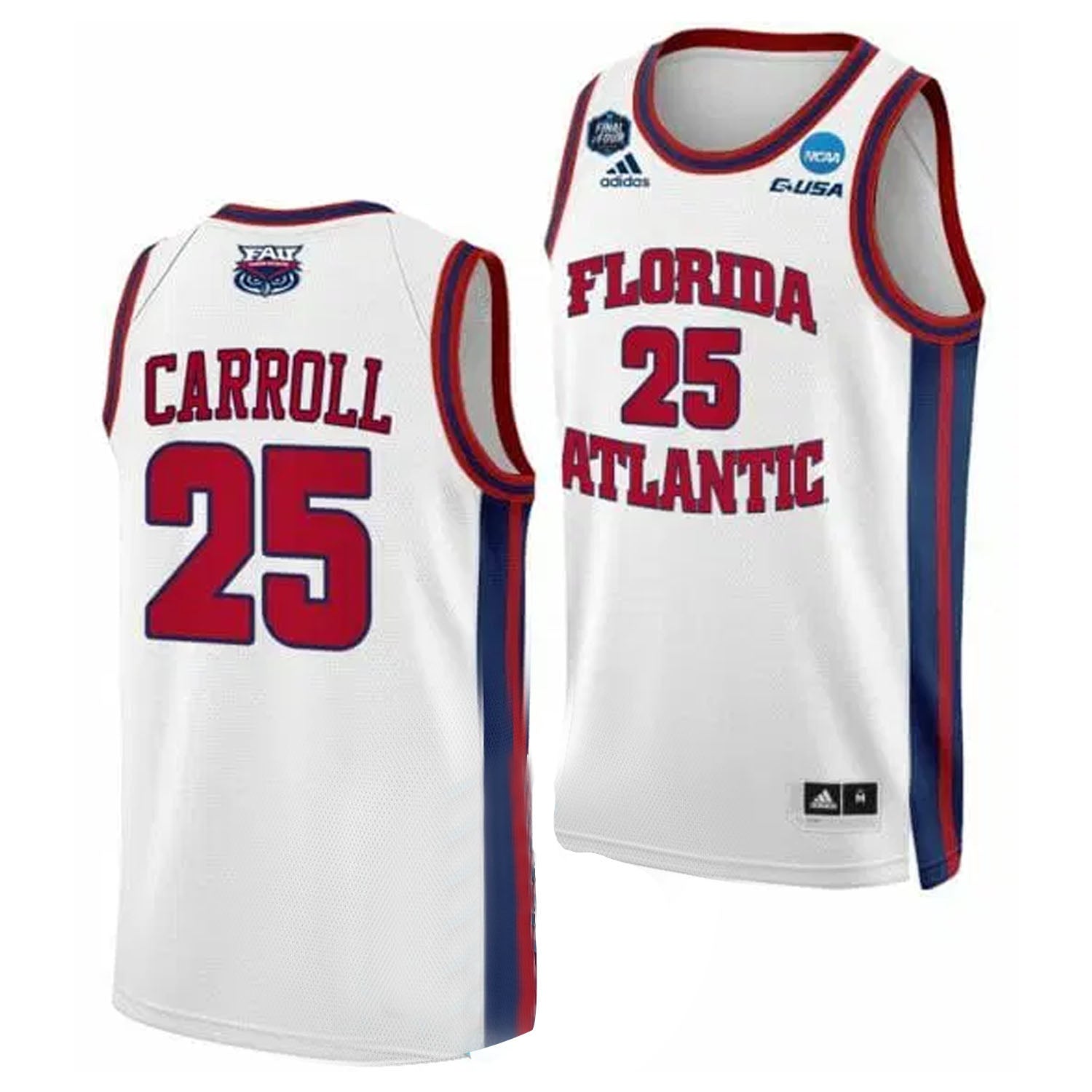 Tre Carroll Florida Atlantic Owls 25 Jersey