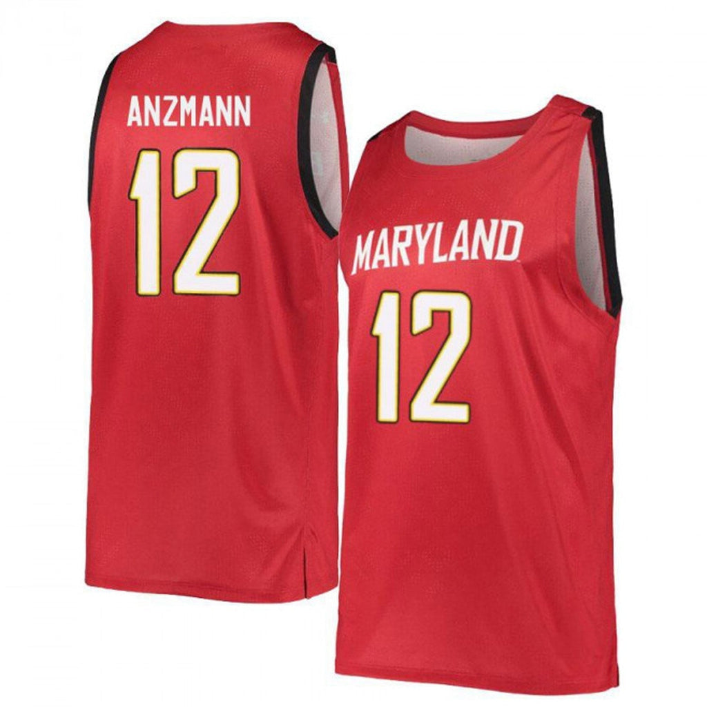 Trevor Anzmann Maryland Terrapins 12 Jersey