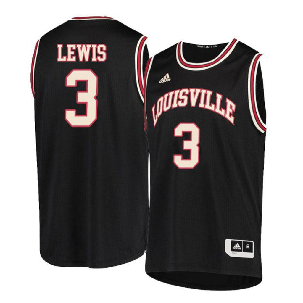 Trey Lewis Louisville Cardinals 3 Jersey