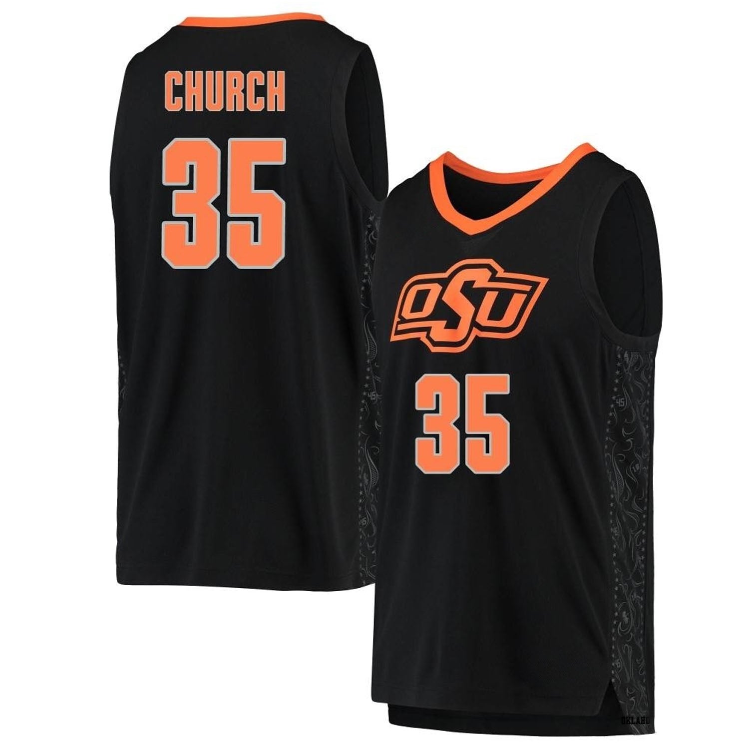Weston Church Oklahoma State Cowboys 35 Jersey