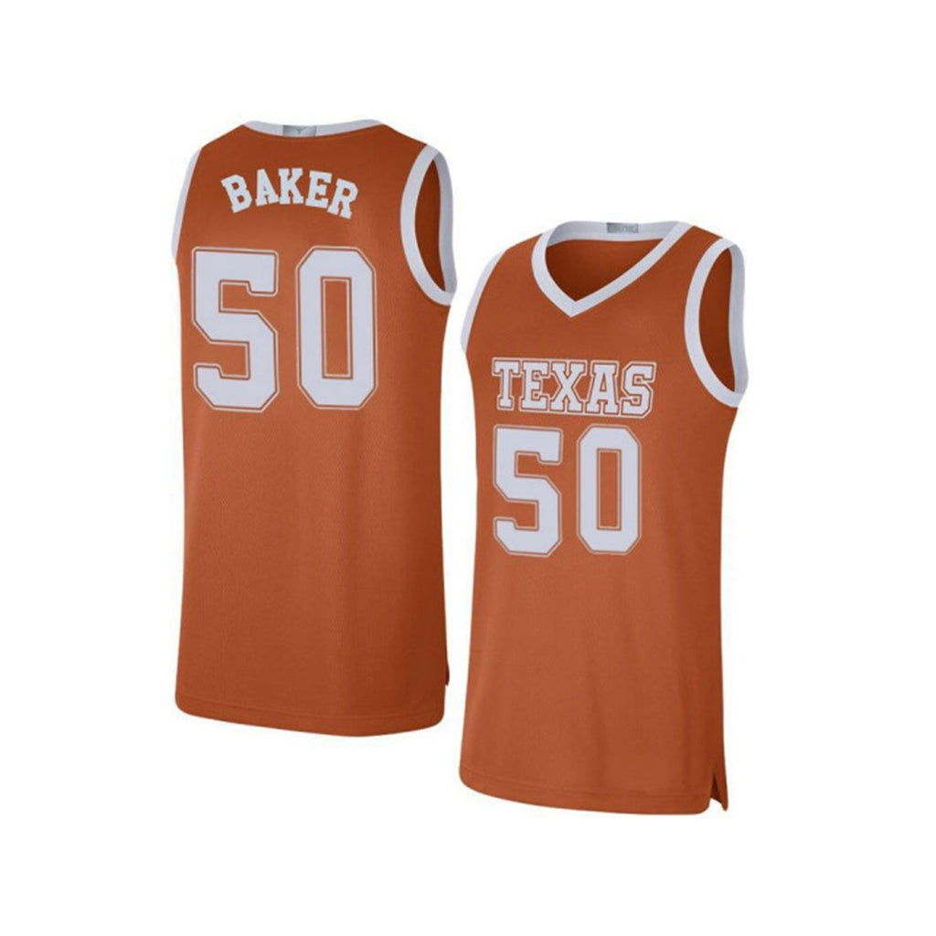 Will Baker Texas Longhorns 50 Jersey