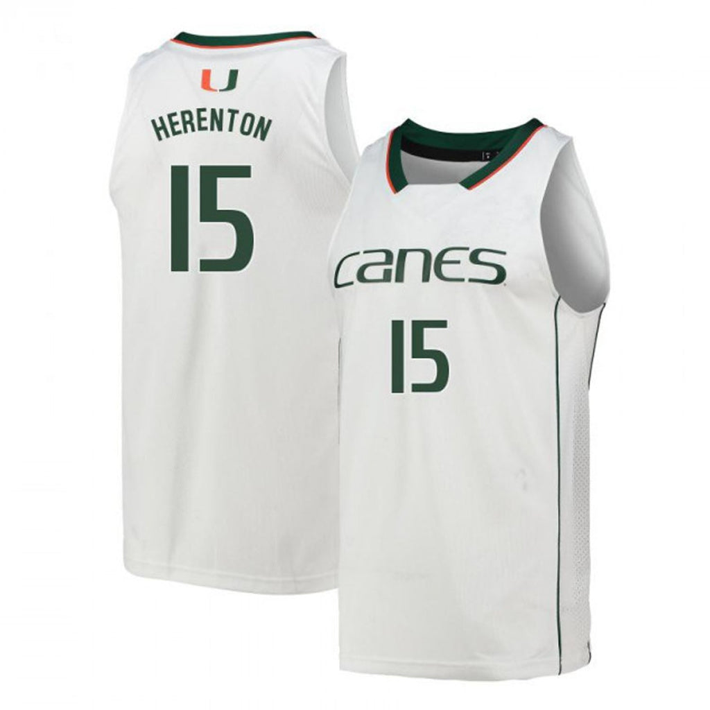 Willie Herenton Miami Hurricanes 15 Jersey