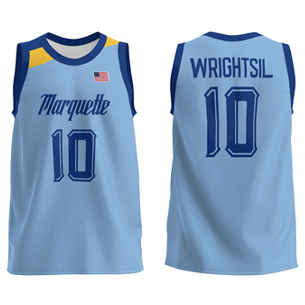 Zach Wrightsil Marquette Golden Eagles 10 Jersey