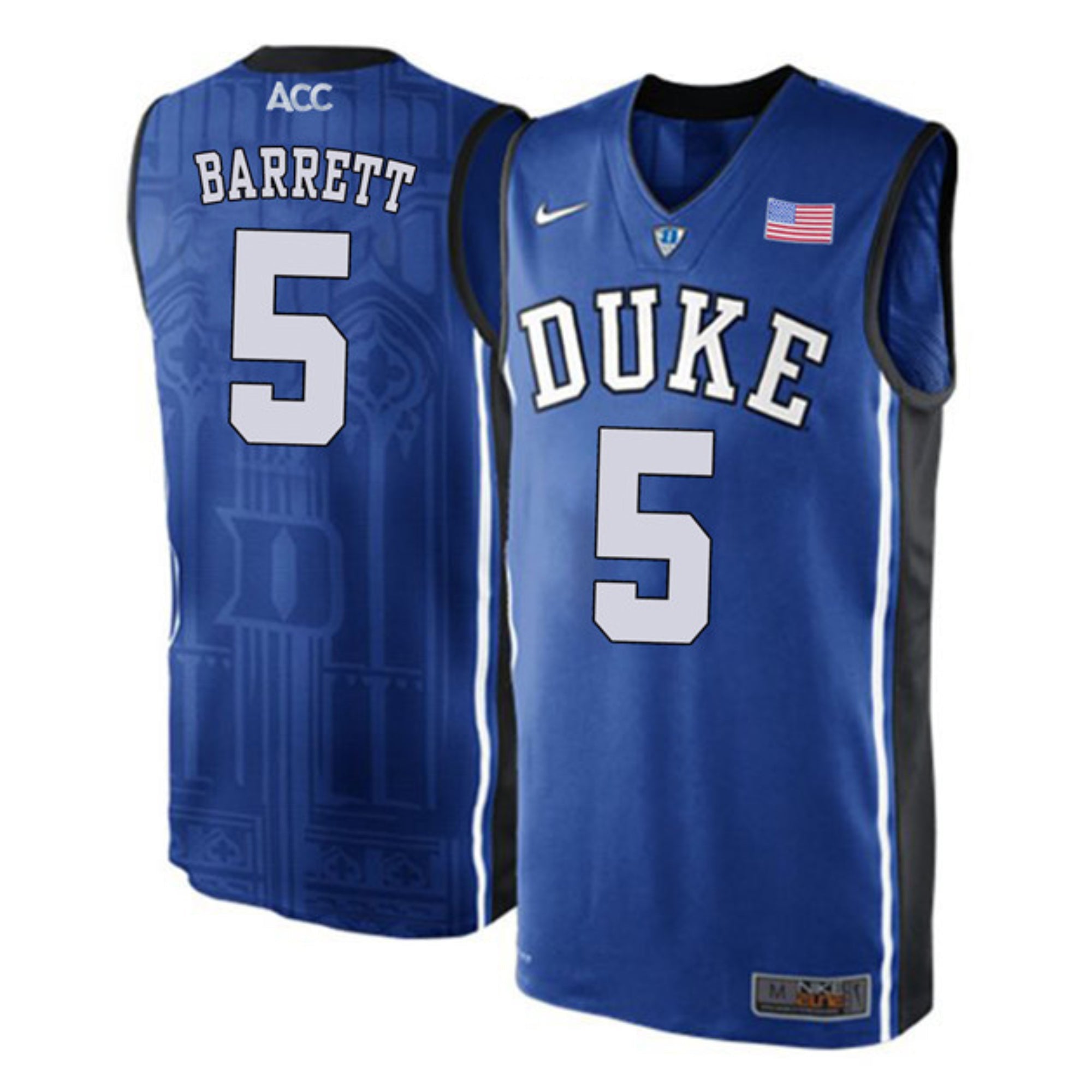 RJ Barrett Duke Blue Devils 5 Jersey