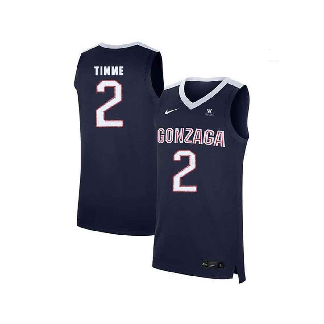 Drew Timme Gonzaga Bulldogs 2 Jersey