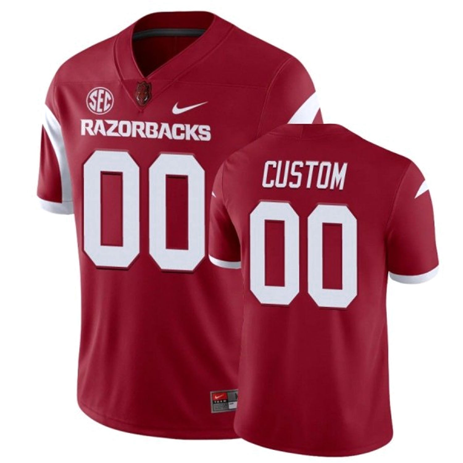 Arkansas Razorbacks Custom Jersey
