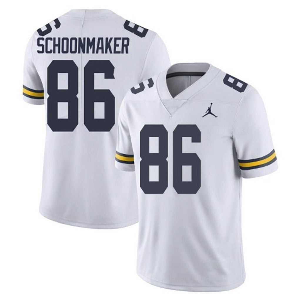 Luke Schoonmaker Michigan Wolverines 86 Jersey