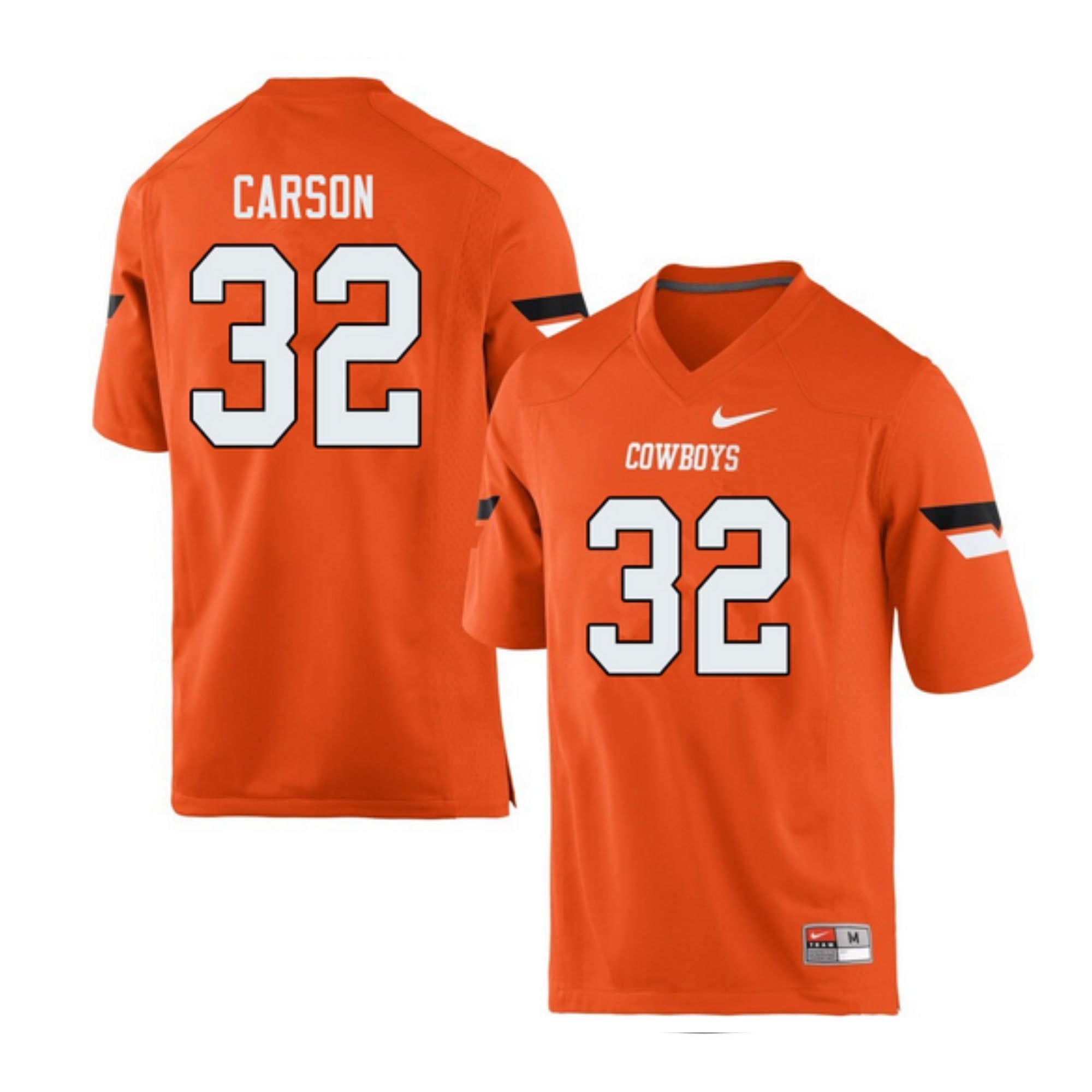 Chris Carson Oklahoma State Cowboys 32 Jersey